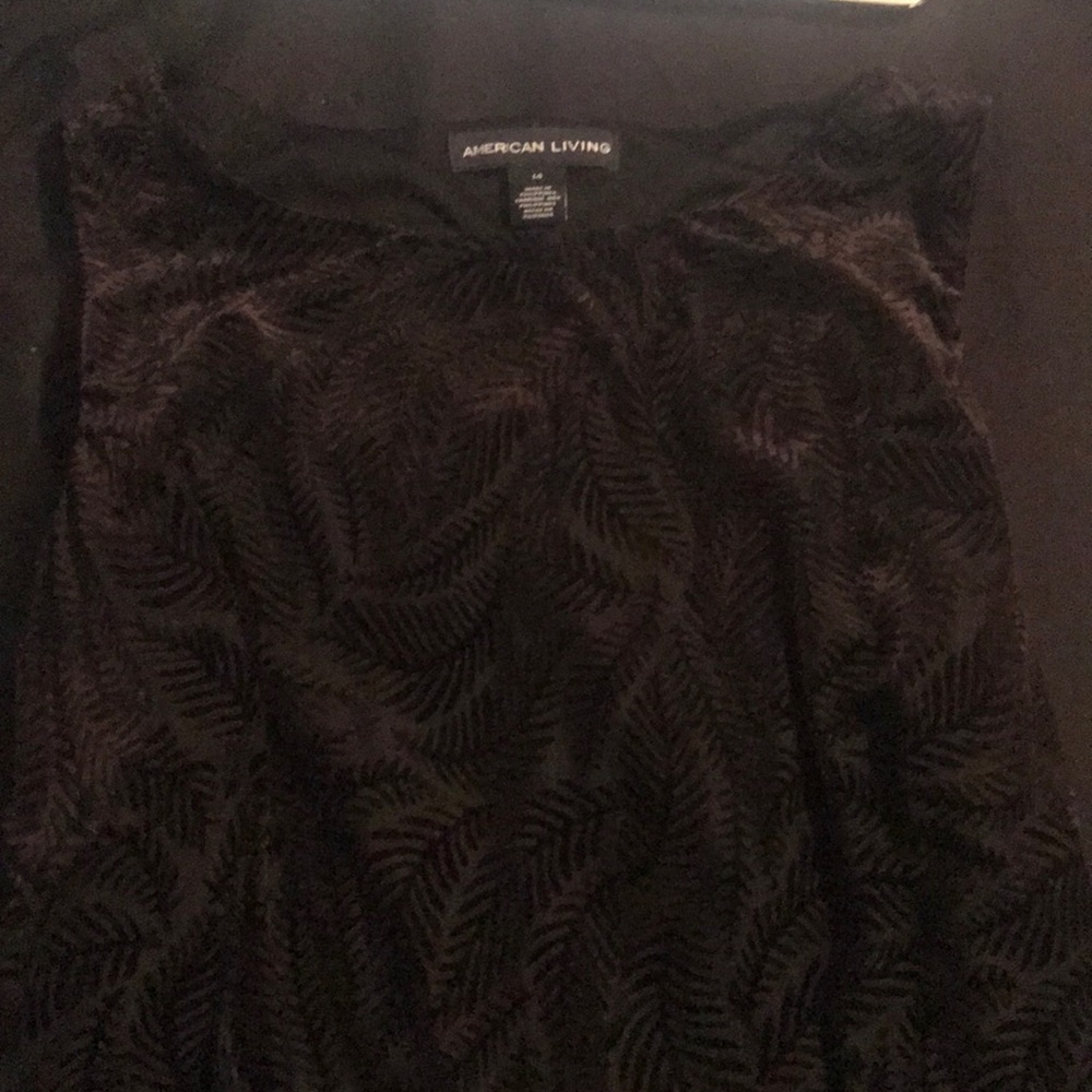 Black Patterned Dress